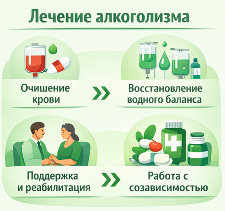 лечение алкоголизма в Фурманове этапы